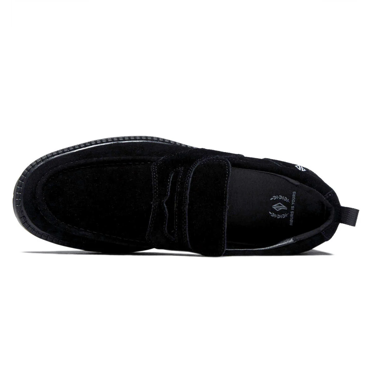 Hours Is Yours Cohiba PD Dollin Lug Loafer Shoes Shoes - Black Suede - Image 3