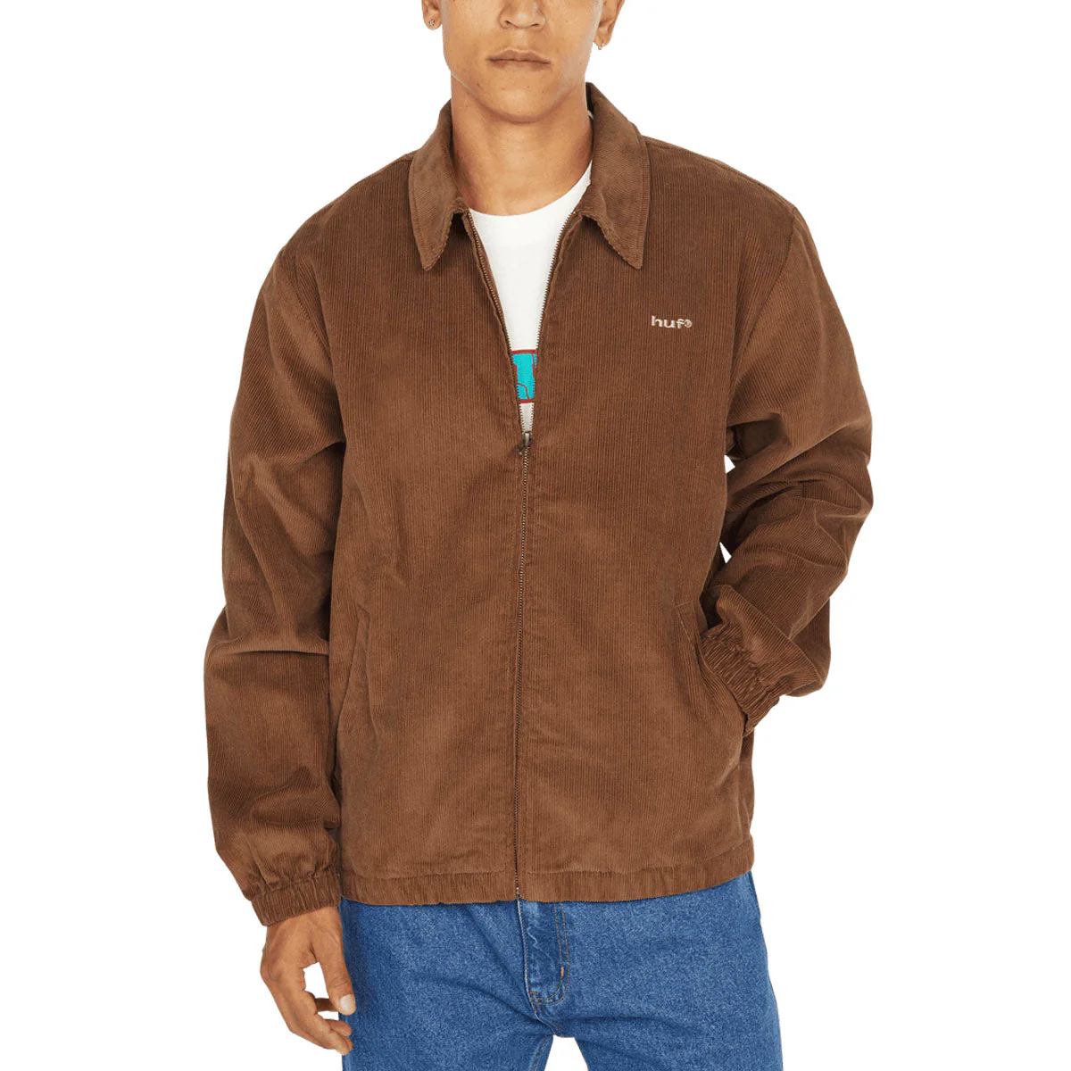 HUF 89 Corduroy Shop Jacket - Chocolate