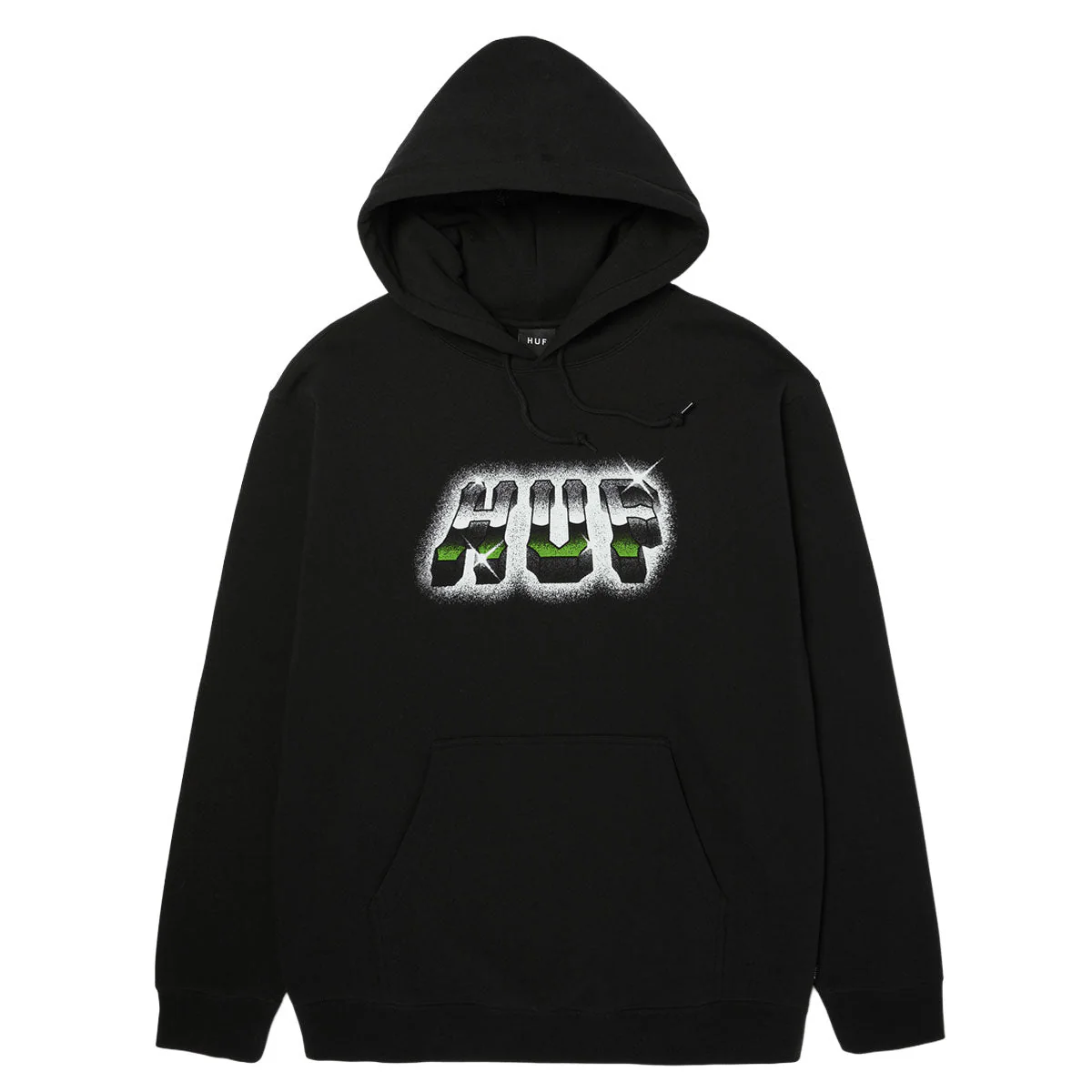 HUF Chrome Grit Hoodie - Black
