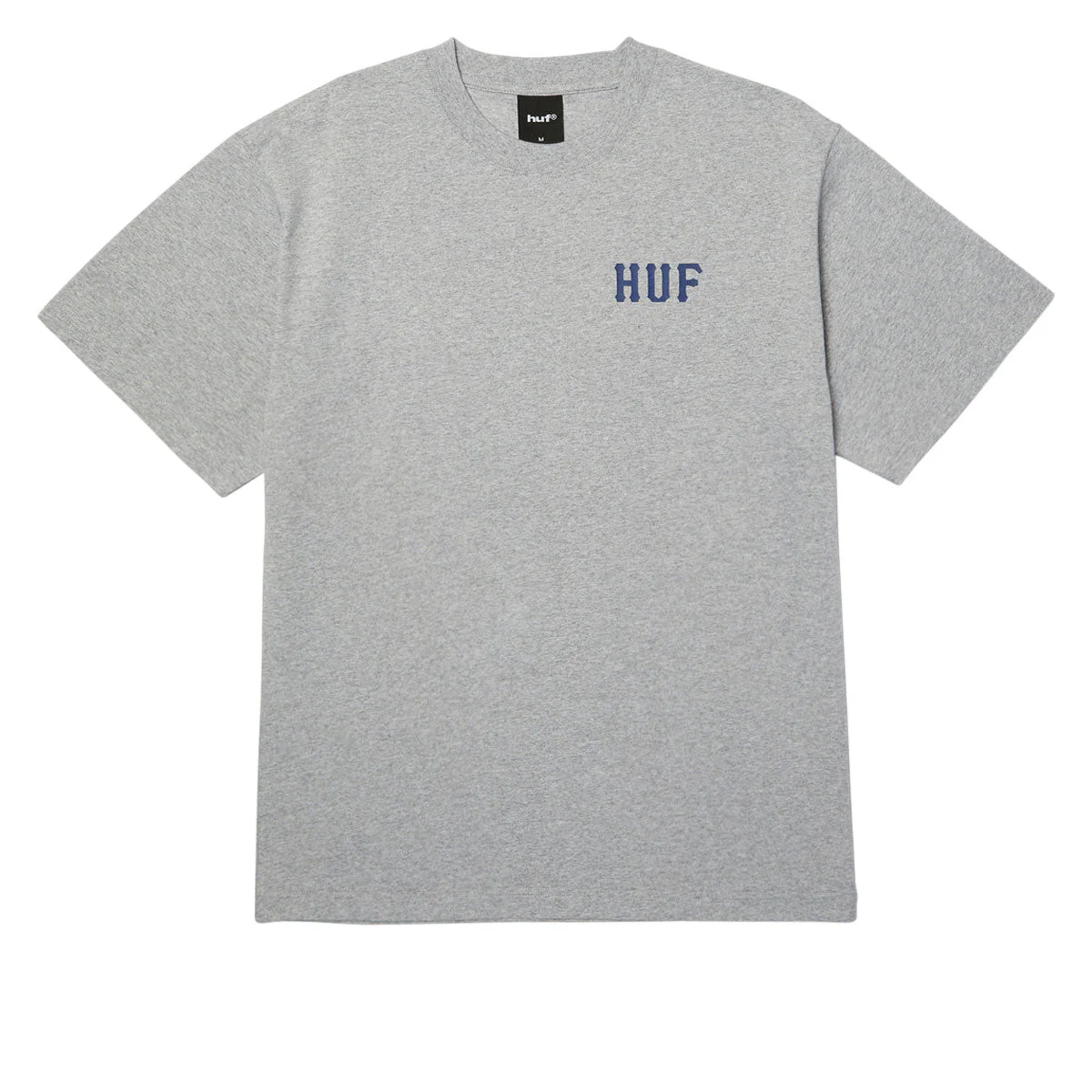 HUF Classic H T-Shirt - Heather Grey/Navy - Image 2