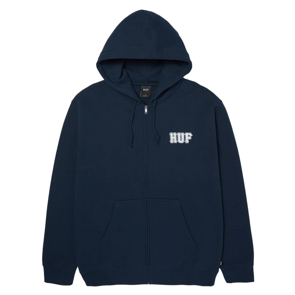 HUF Classic Logo Full Zip Hoodie - Navy