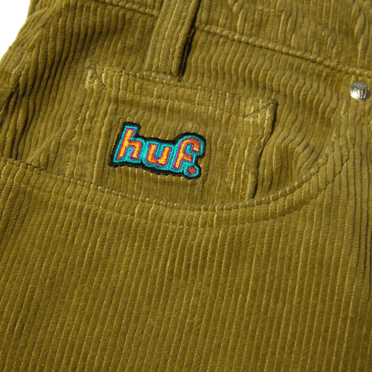 HUF Cromer Corduroy Pants - Leaf - Image 3