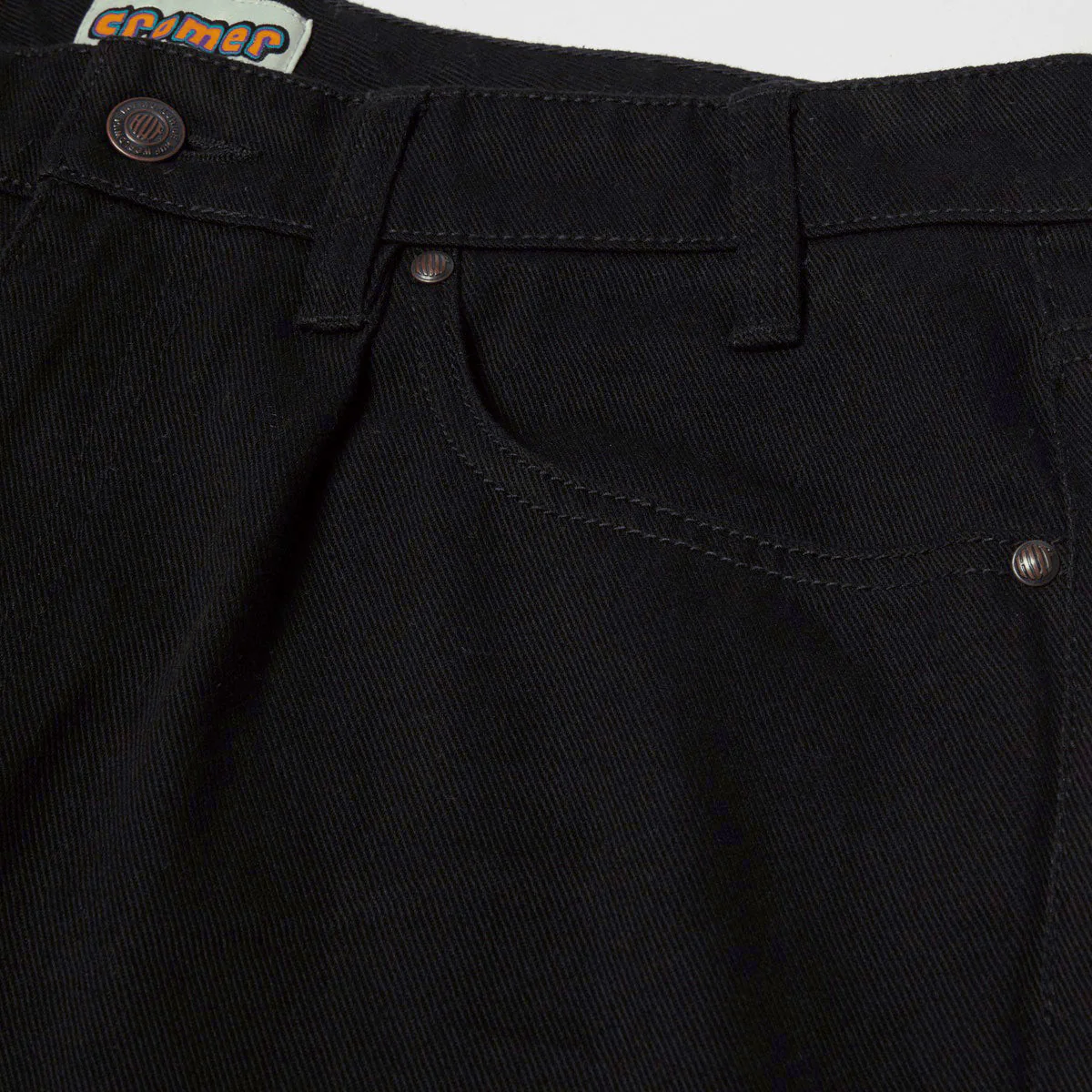 HUF Cromer Jeans - Black/Copper - Image 3