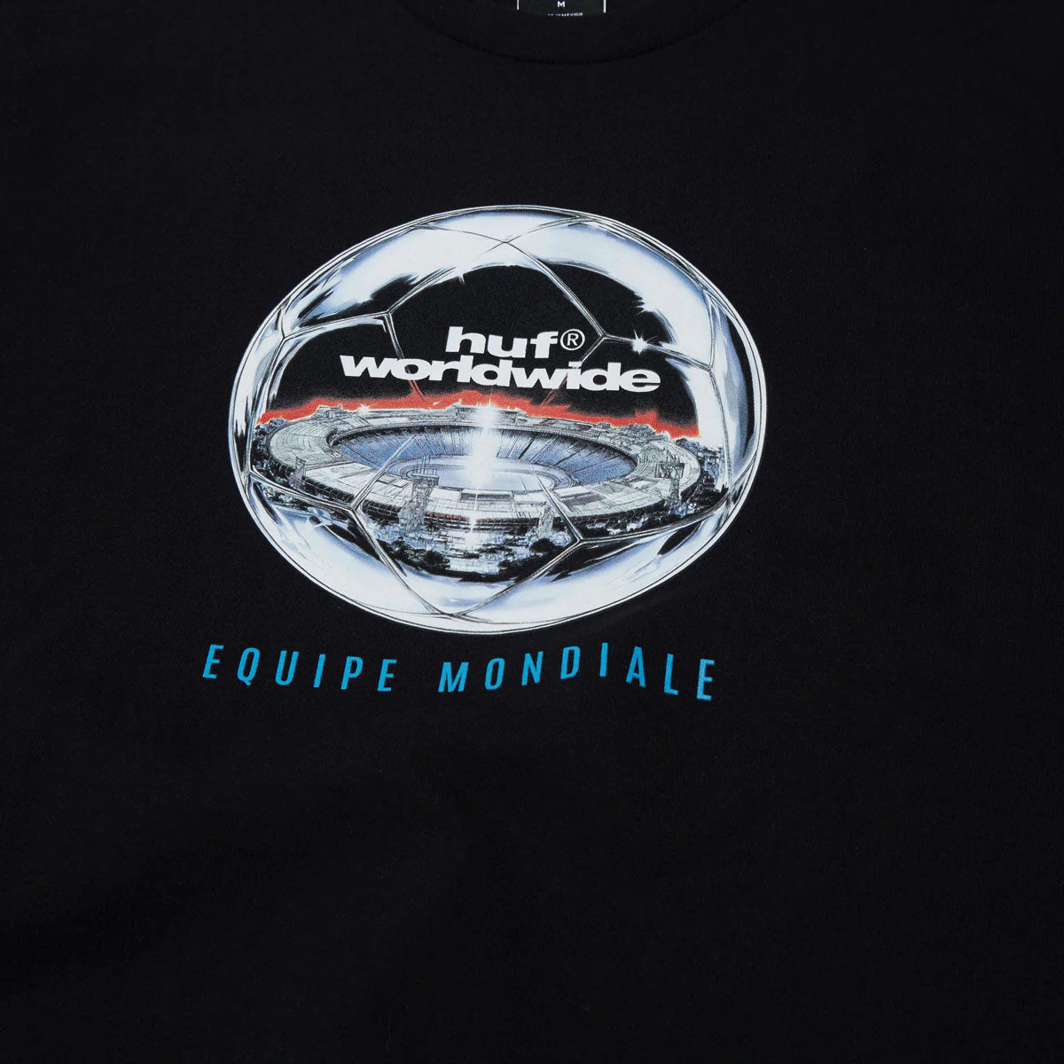HUF Equipe Mondiale T-Shirt - Black - Image 3