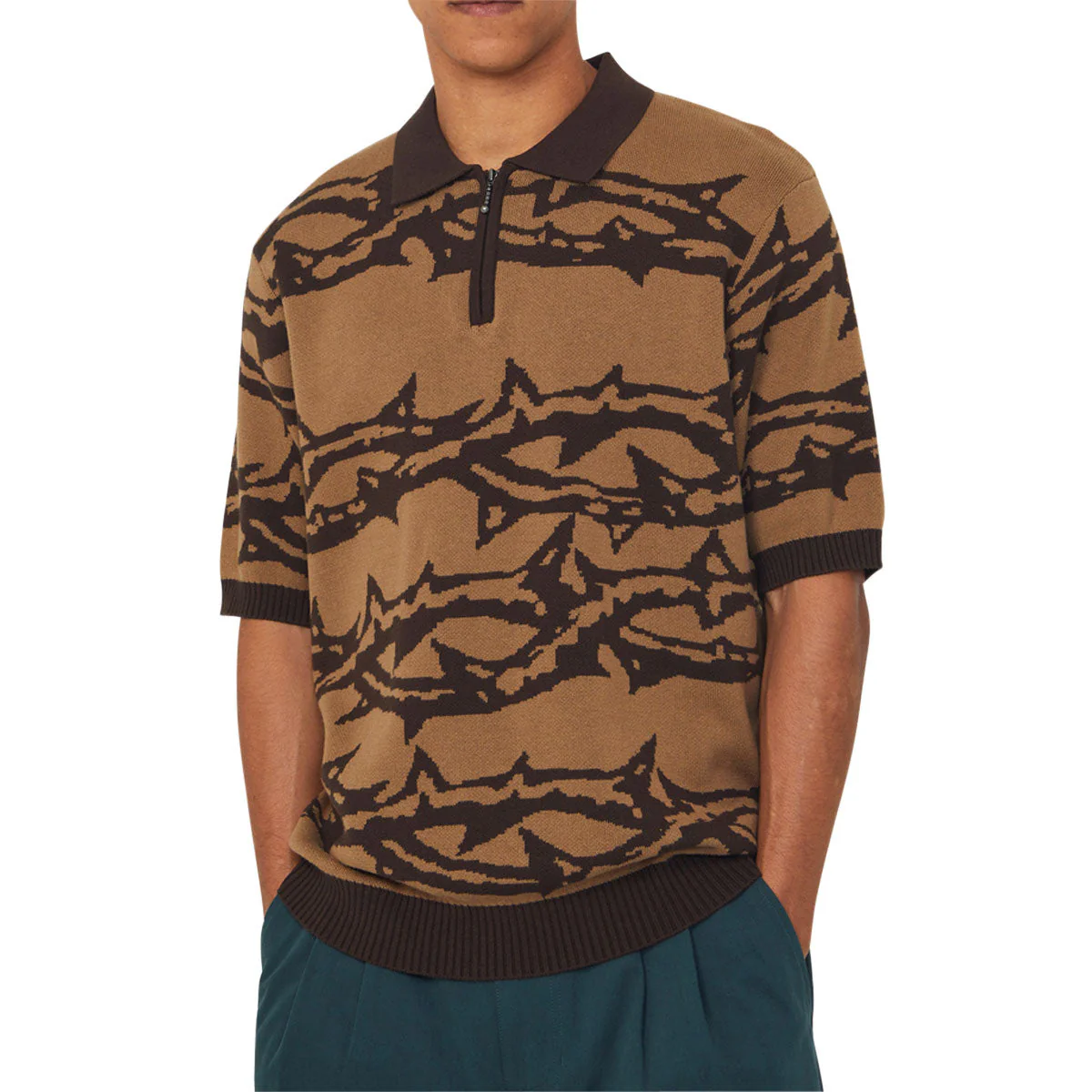 HUF Fantasies Knit Shirt - Brown