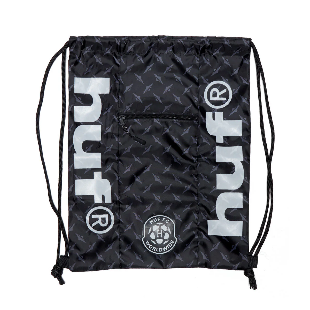 HUF FC Cinch Bag - Black
