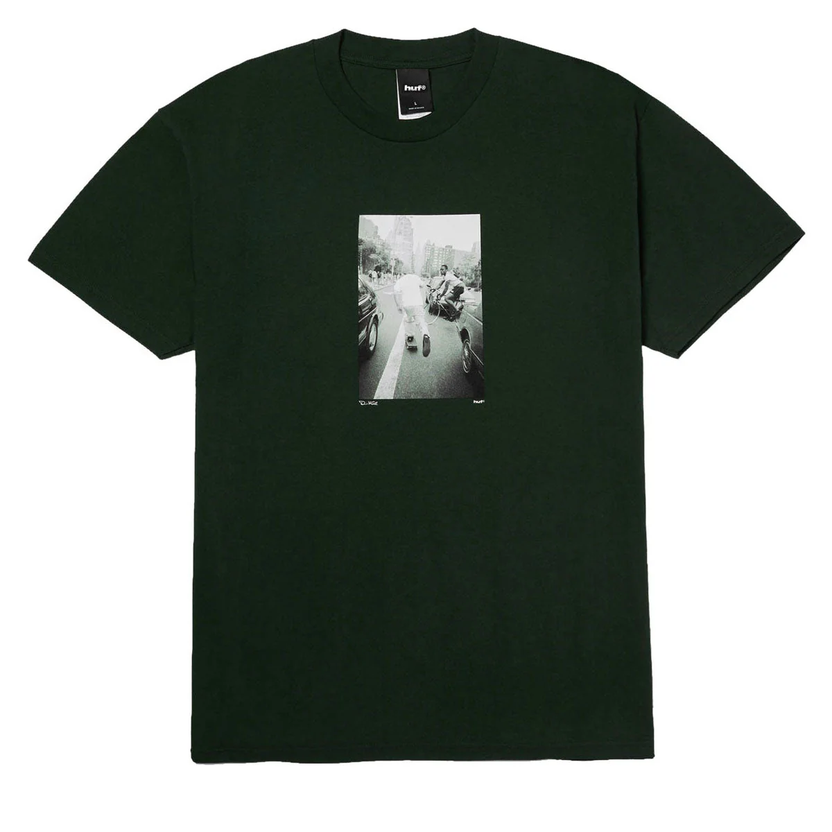 HUF Fight The Traffic T-Shirt - Forest Green