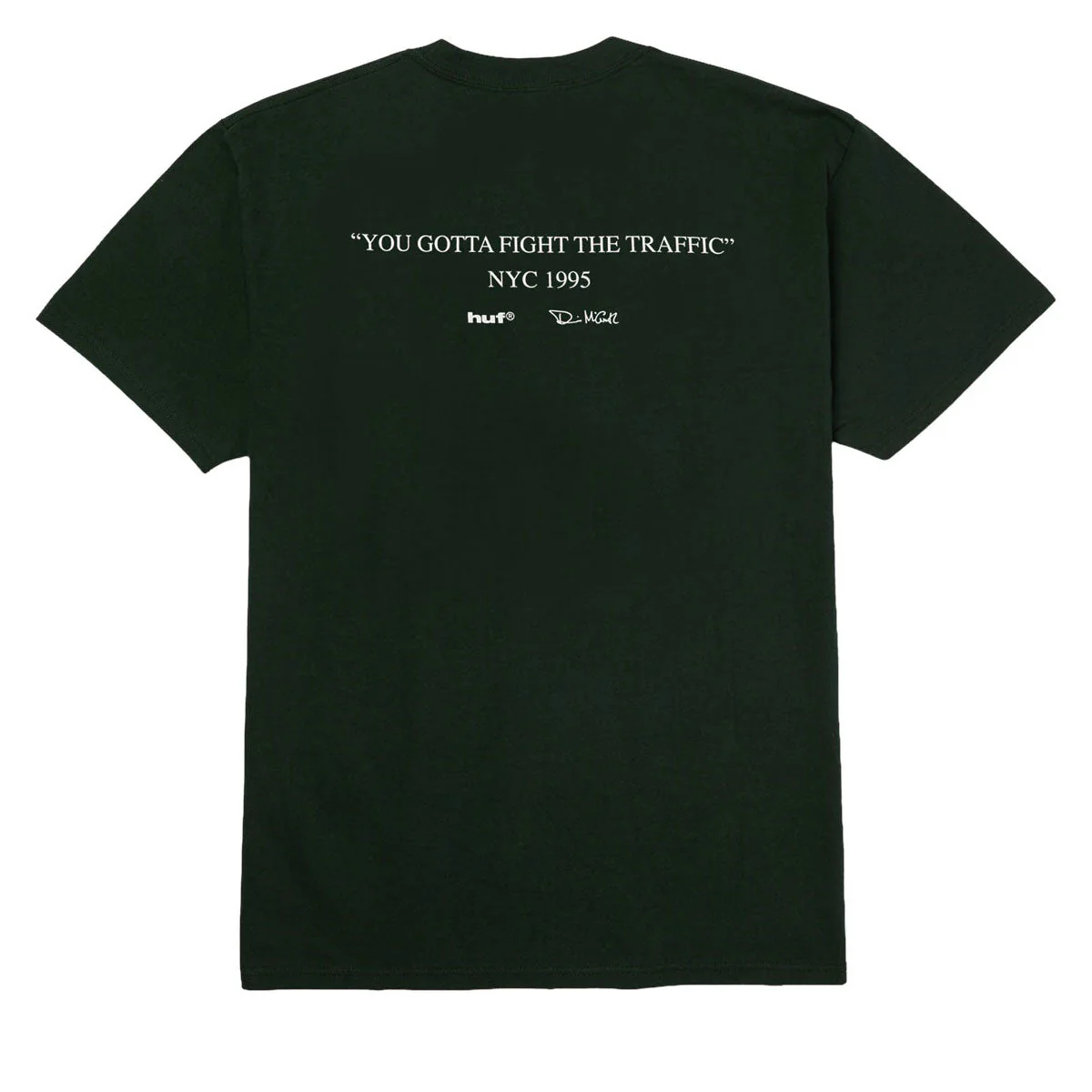 HUF Fight The Traffic T-Shirt - Forest Green - Image 2