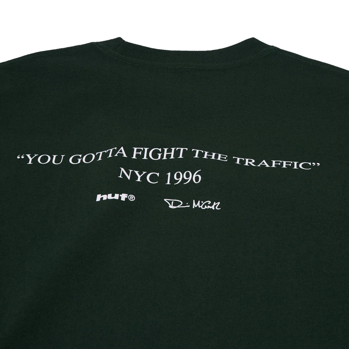 HUF Fight The Traffic T-Shirt - Forest Green - Image 4