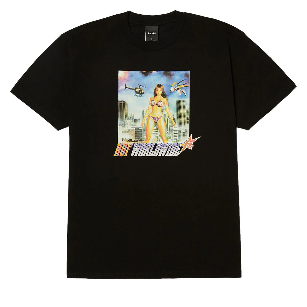 HUF In The Skies T-Shirt - Black