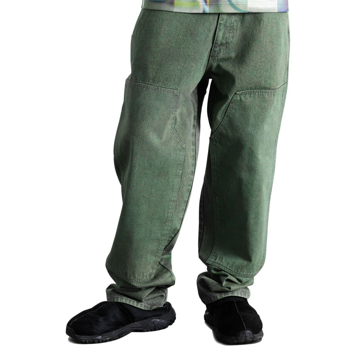 HUF Kinda Loose Double Knee Jeans - Mist Green - Image 2