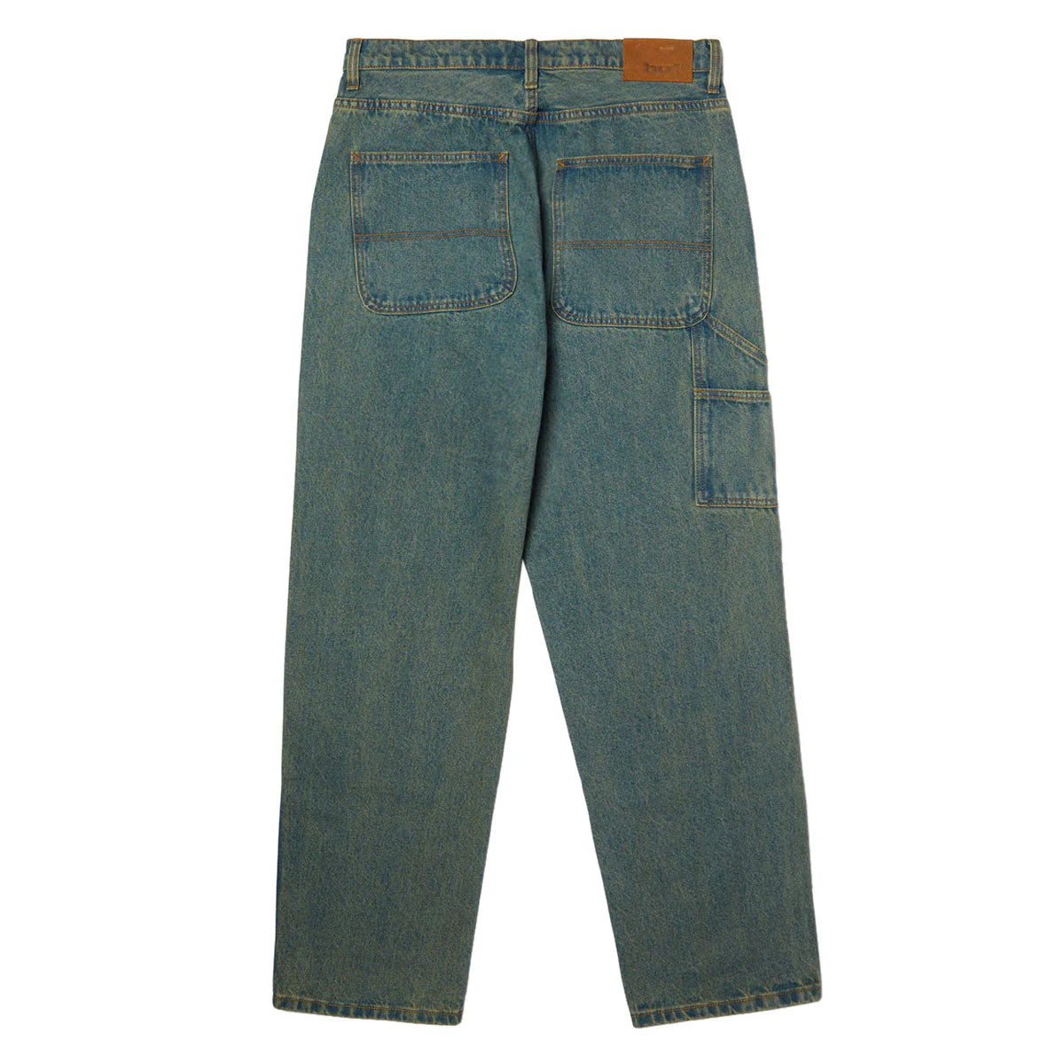 HUF Kinda Loose Double Knees Jeans - Dirty Wash - Image 5
