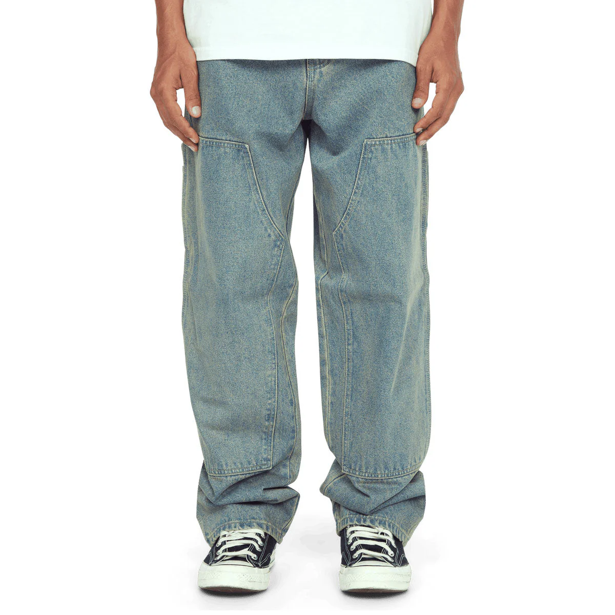 HUF Kinda Loose Double Knees Jeans - Indigo Earth