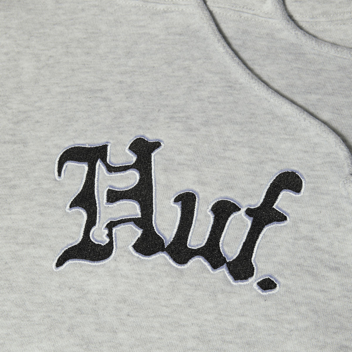 HUF Noble Hoodie - Heather Grey - Image 2