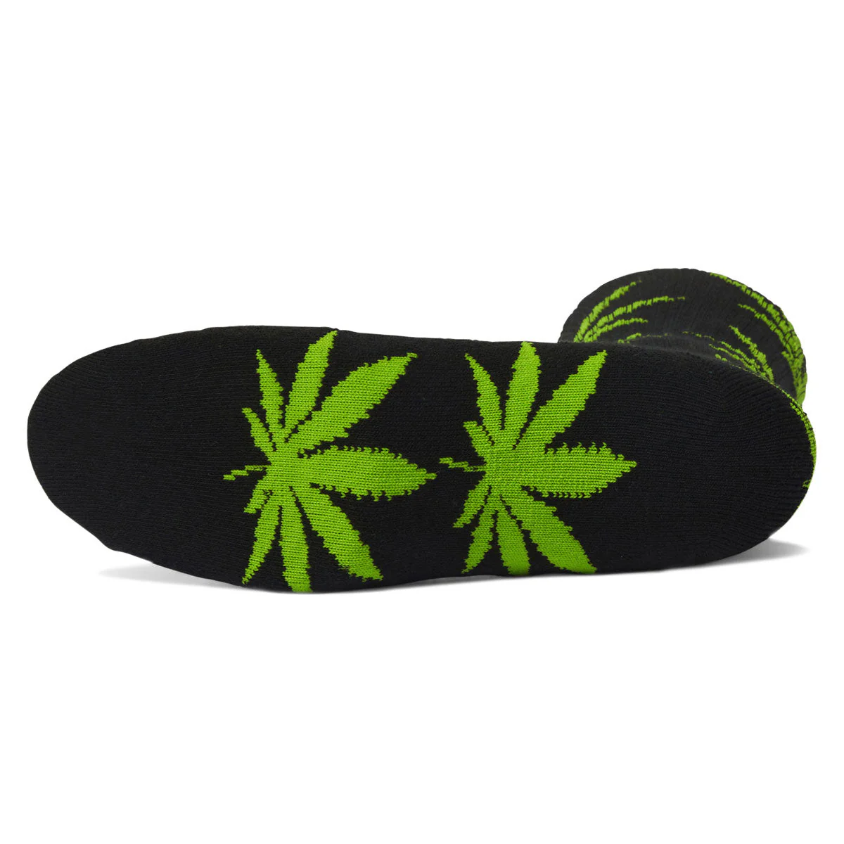 HUF OG Plantlife Socks - Black/Green - Image 2