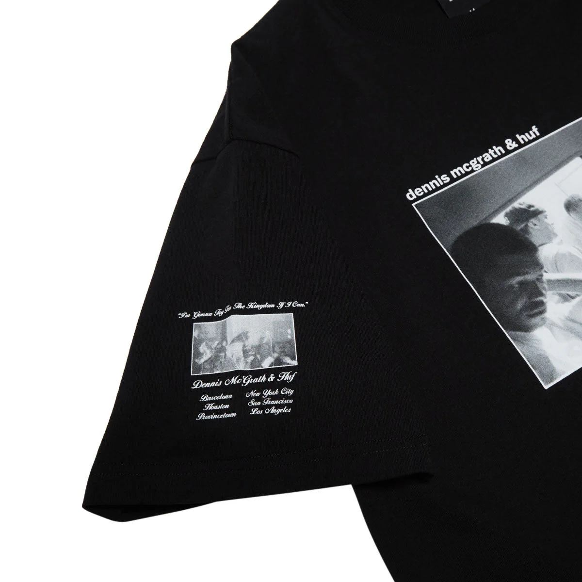 HUF Paved With Gold T-Shirt - Black - Image 4