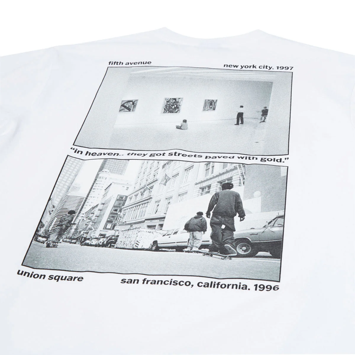 HUF Paved With Gold T-Shirt - White - Image 5