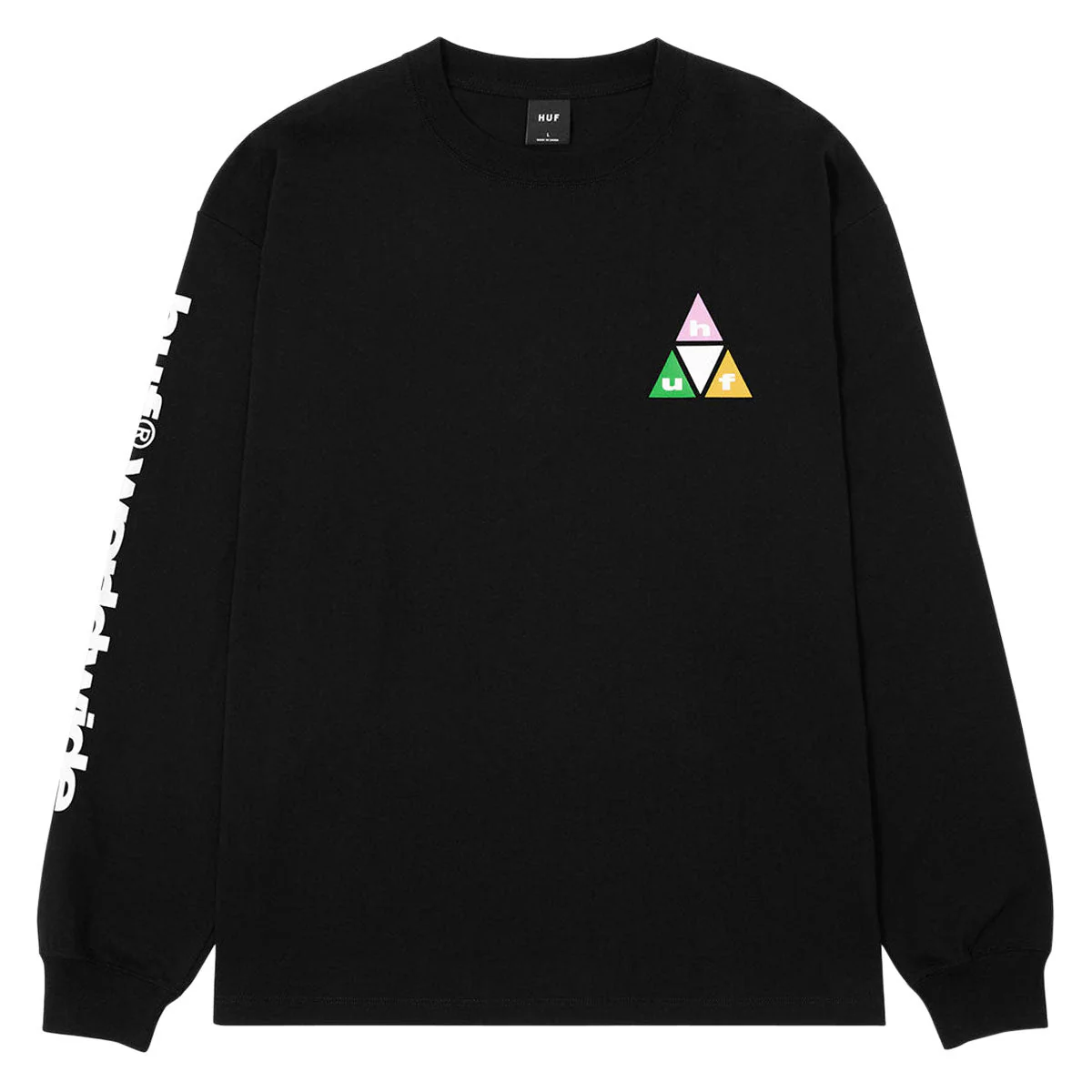 HUF Prism TT Long Sleeve T-Shirt - Black II