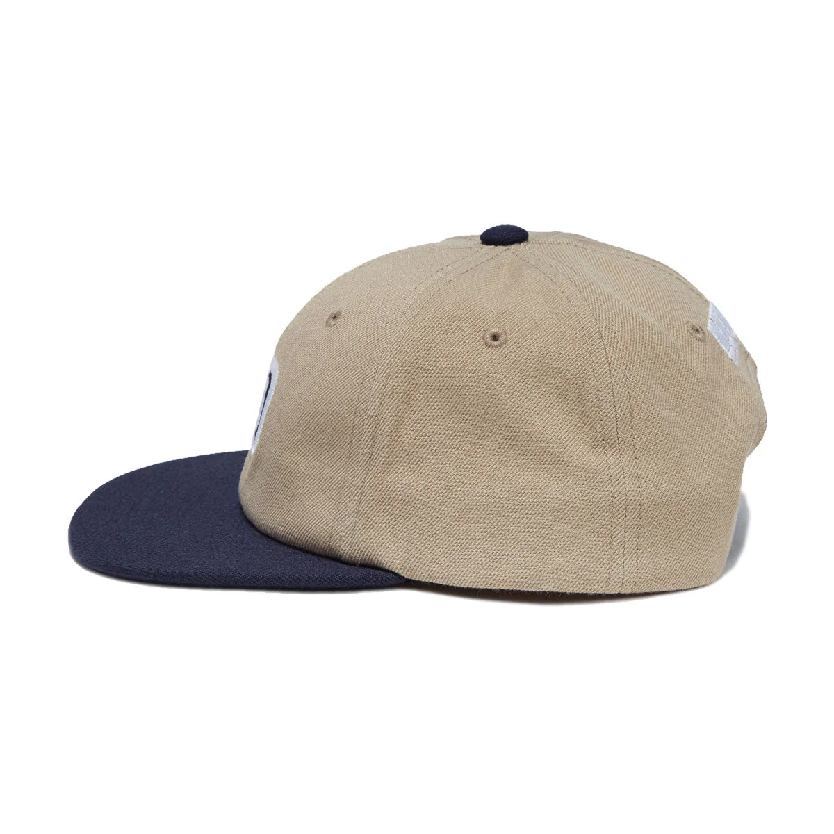 HUF Serif H 6 Panel Snapback Hat - Khaki - Image 3