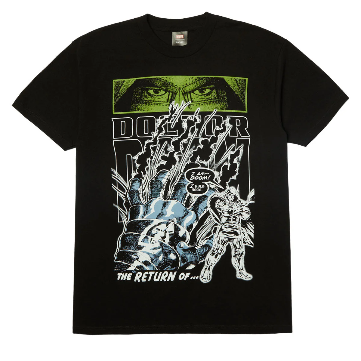 HUF x Marvel Doom Lives T-Shirt - Black
