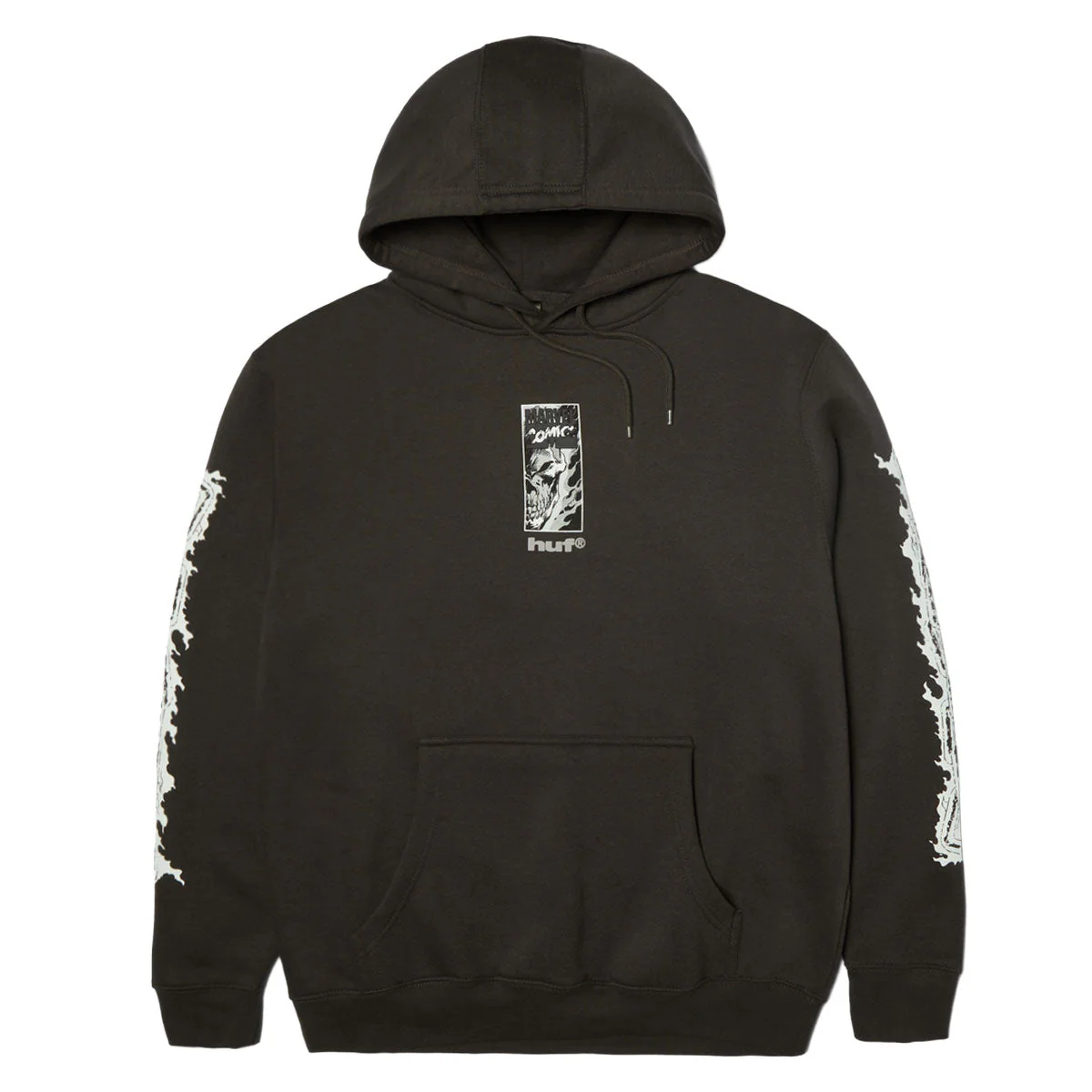 HUF x Marvel Ghost Rider Hoodie - Washed Black