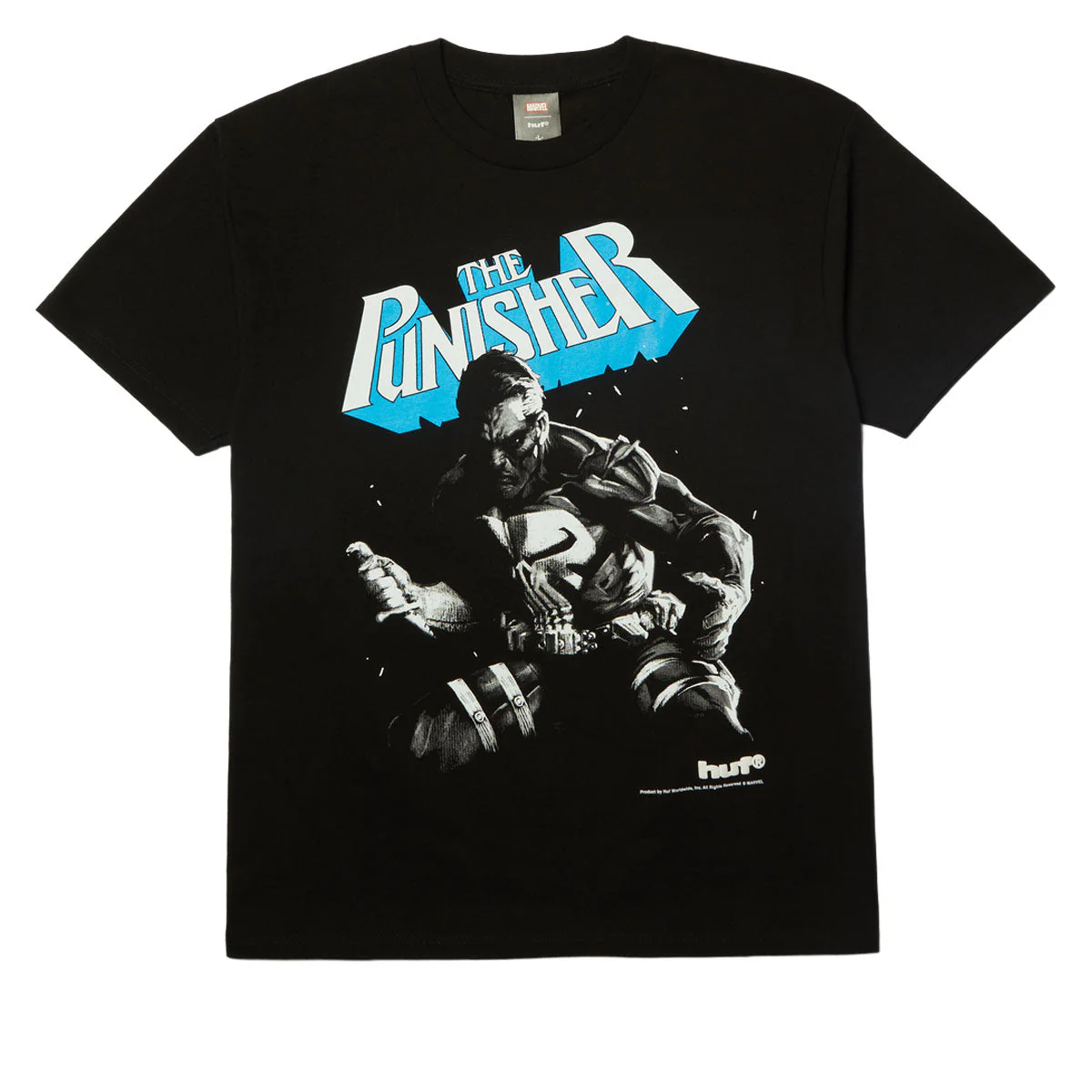 HUF x Marvel Punisher T-Shirt - Black