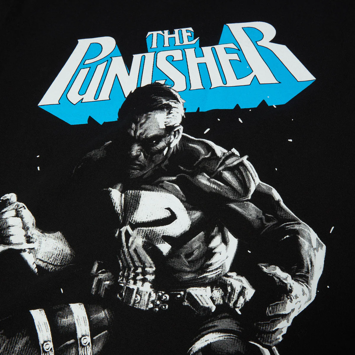 HUF x Marvel Punisher T-Shirt - Black - Image 2