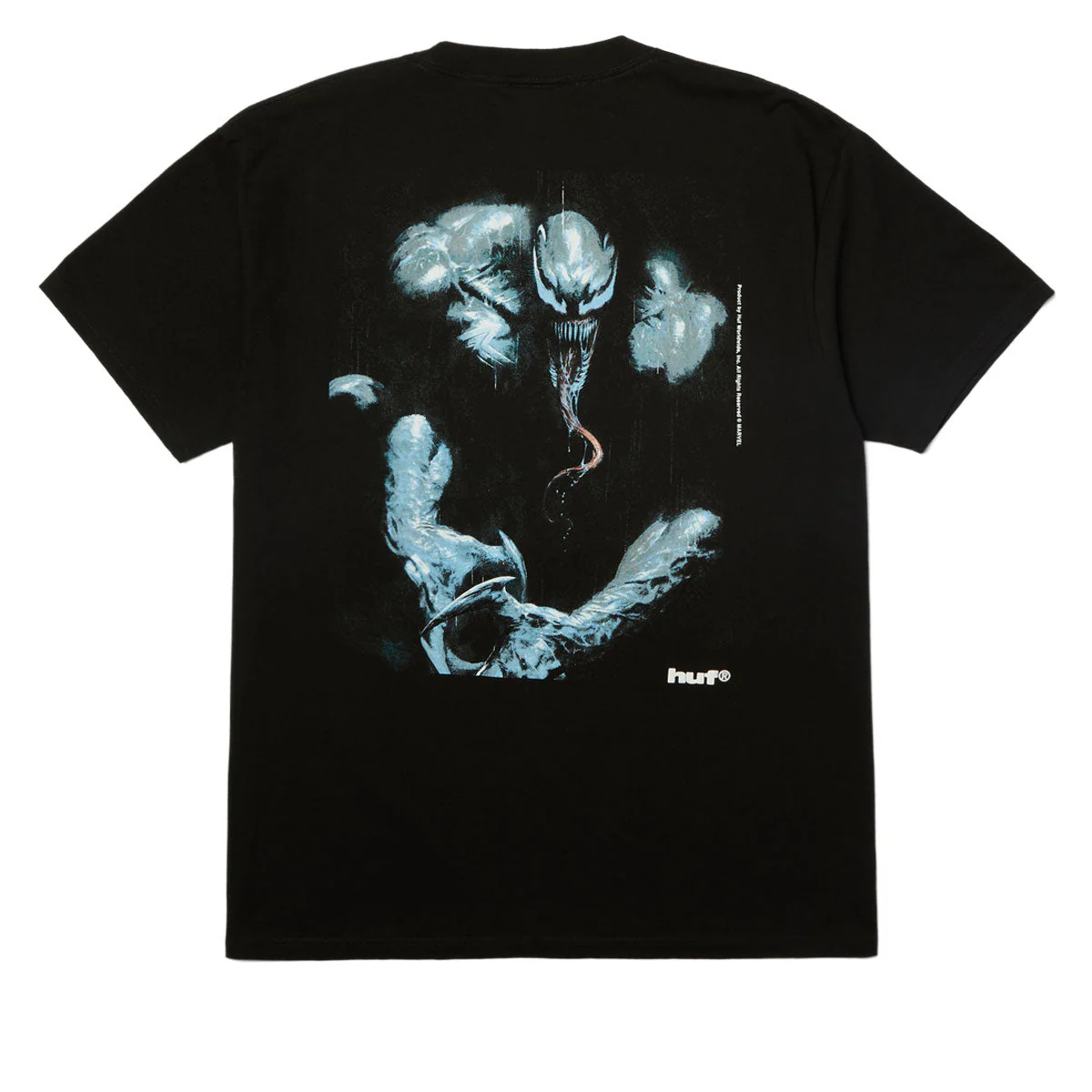 HUF x Marvel Venom Protector T-Shirt - Black - Image 2
