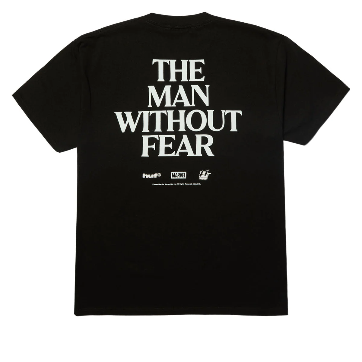 HUF x Marvel Without Fear T-Shirt - Black - Image 2