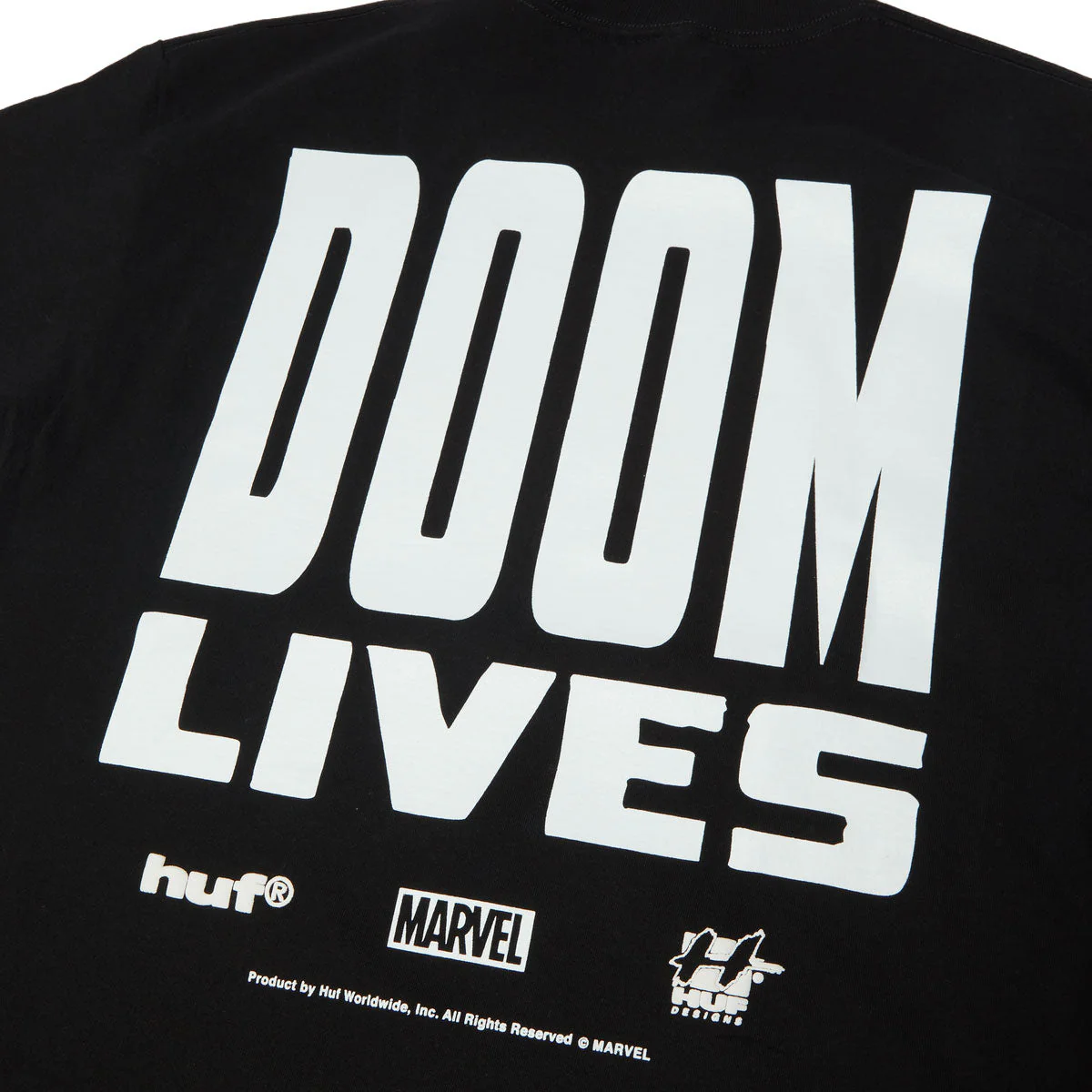 HUF x Marvel Without Fear T-Shirt - Black - Image 4
