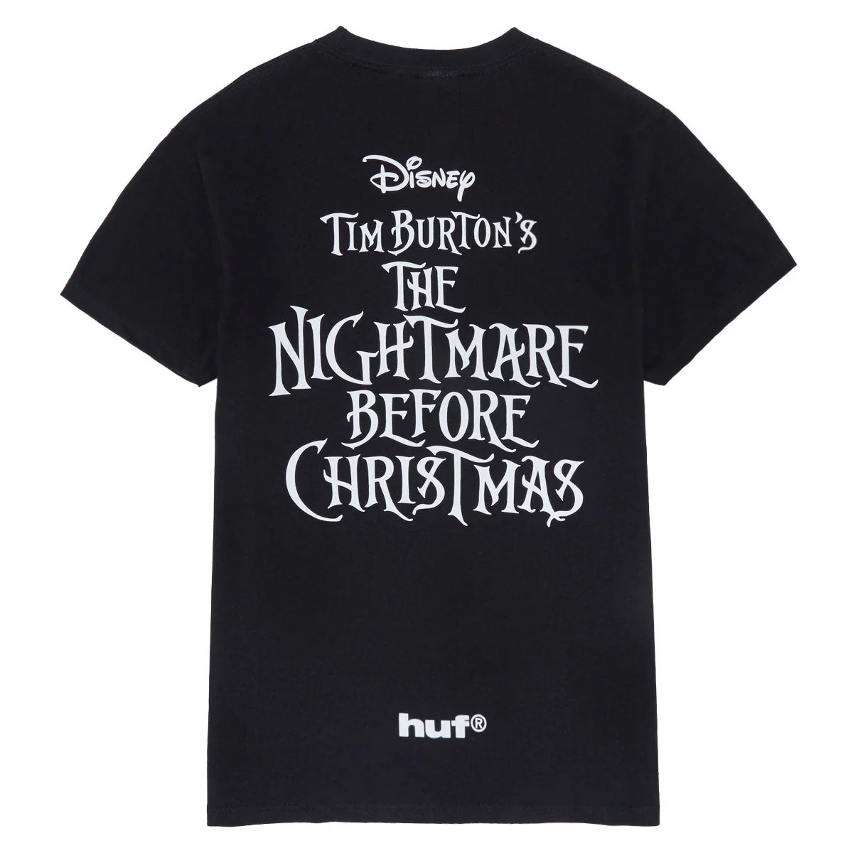 HUF x Nightmare Before Christmas Spiral Hill T-Shirt - Black - Image 2