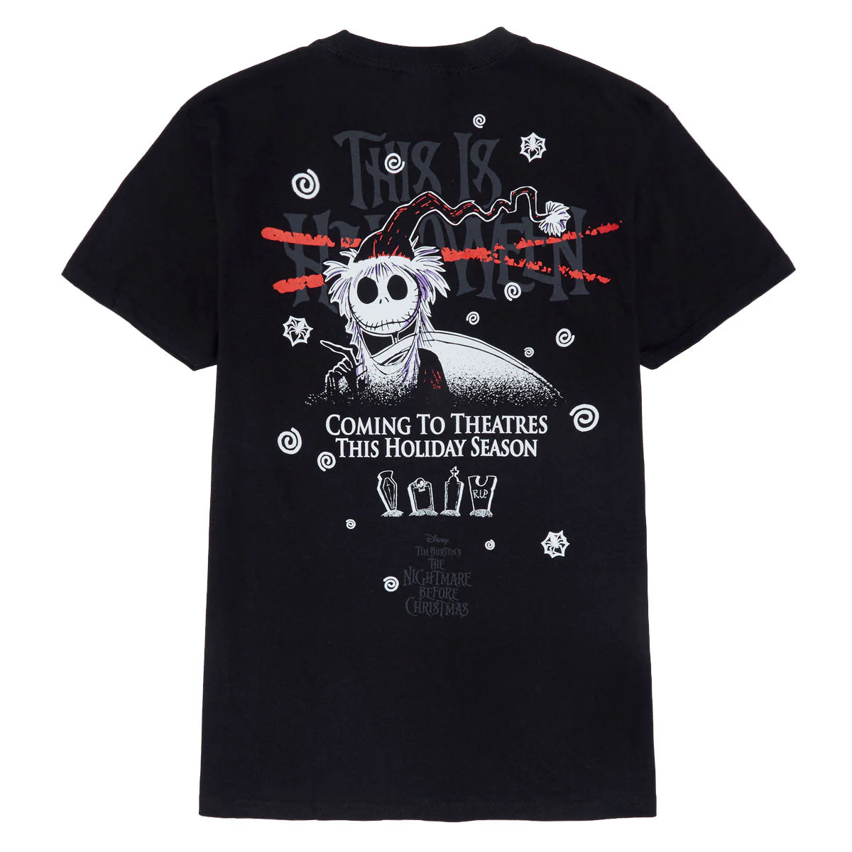 HUF x Nightmare Before Christmas Xmas T-Shirt - Black