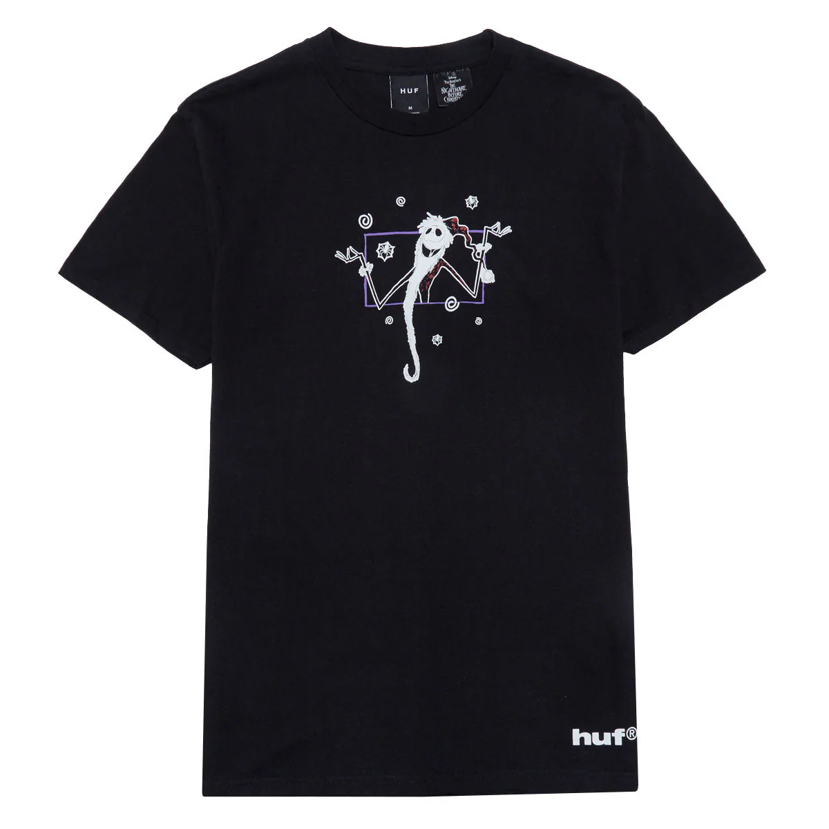 HUF x Nightmare Before Christmas Xmas T-Shirt - Black - Image 2