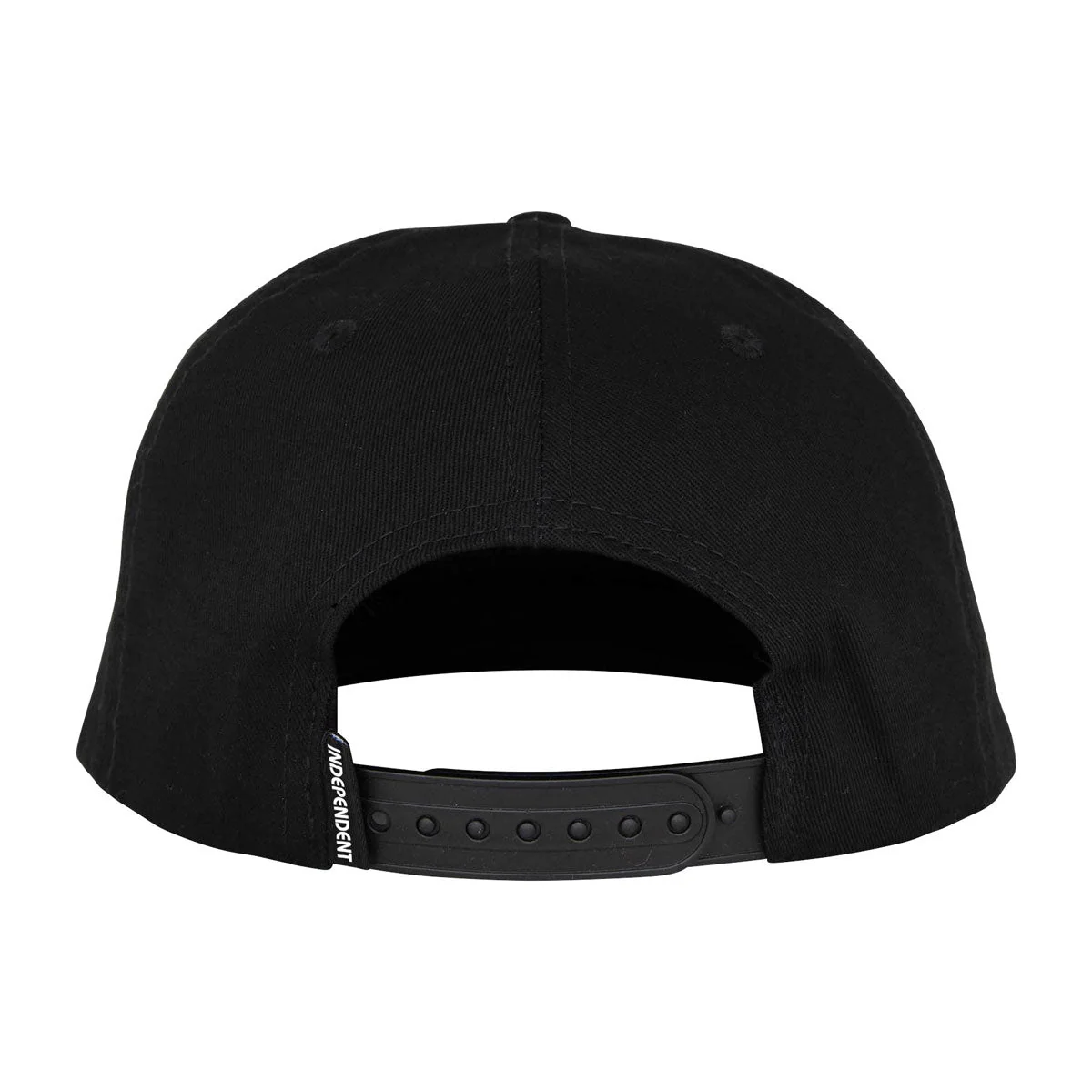 Independent Bar Logo Snapback Hat - Black - Image 2