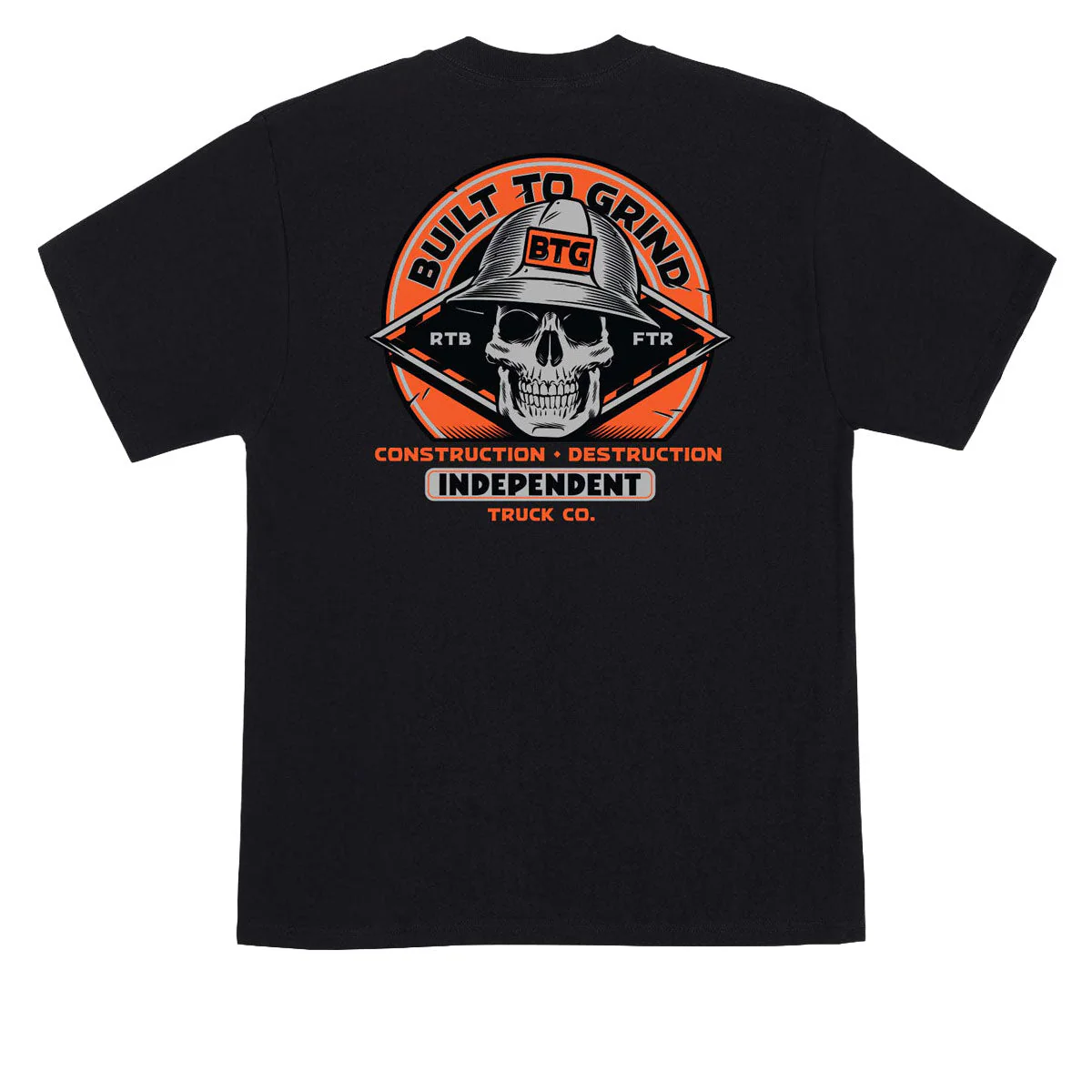 Independent Built To Grind Hard Head T-Shirt - Black
