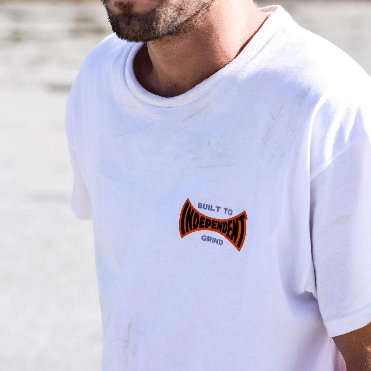 Independent Built To Grind Span T-Shirt - White - Image 4