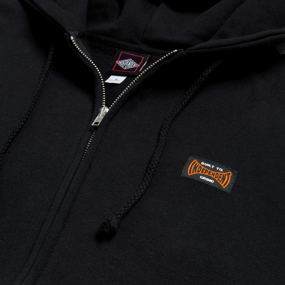 Independent Built To Grind Span Zip Hoodie - Black - Image 3