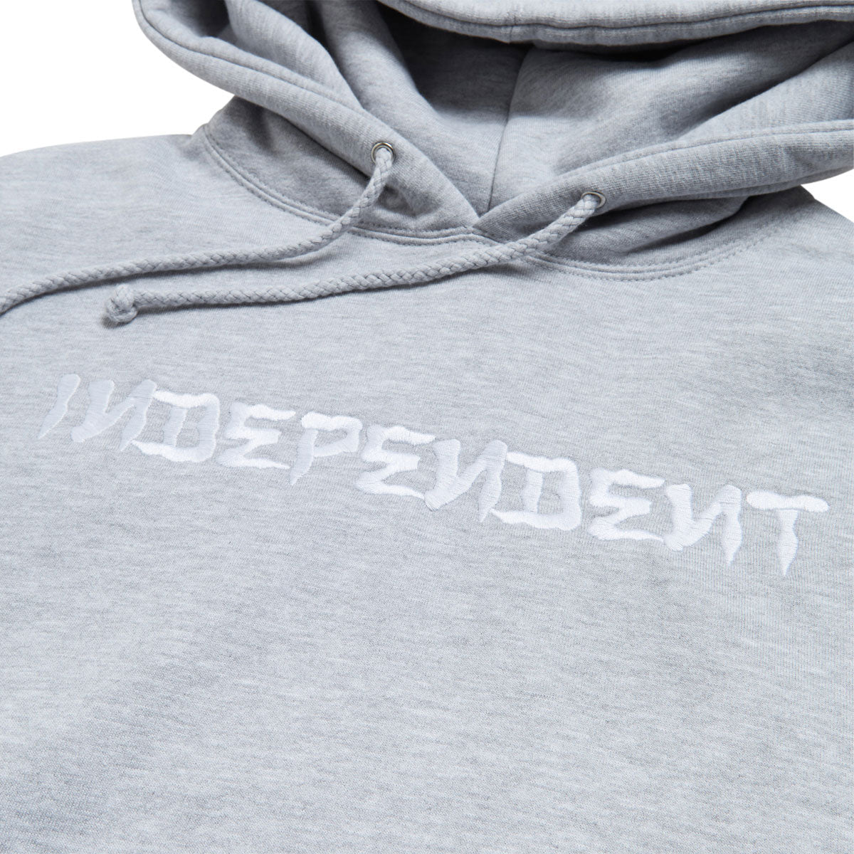 Independent Dressen Bar Embroidered Hoodie - Grey Heather - Image 2