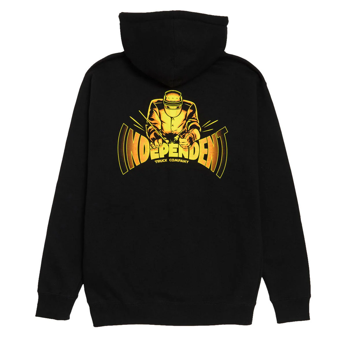 Independent Manufactured Span Zip Up Hoodie - Black - Image 2