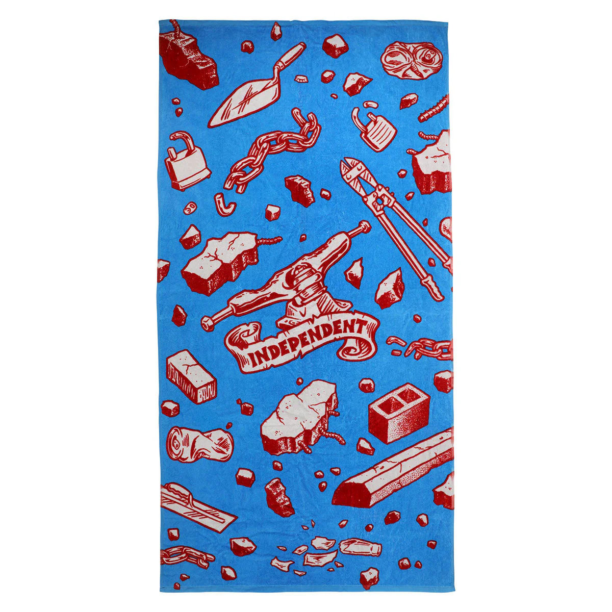 Independent Under The Bridge Towel - Blue/Red