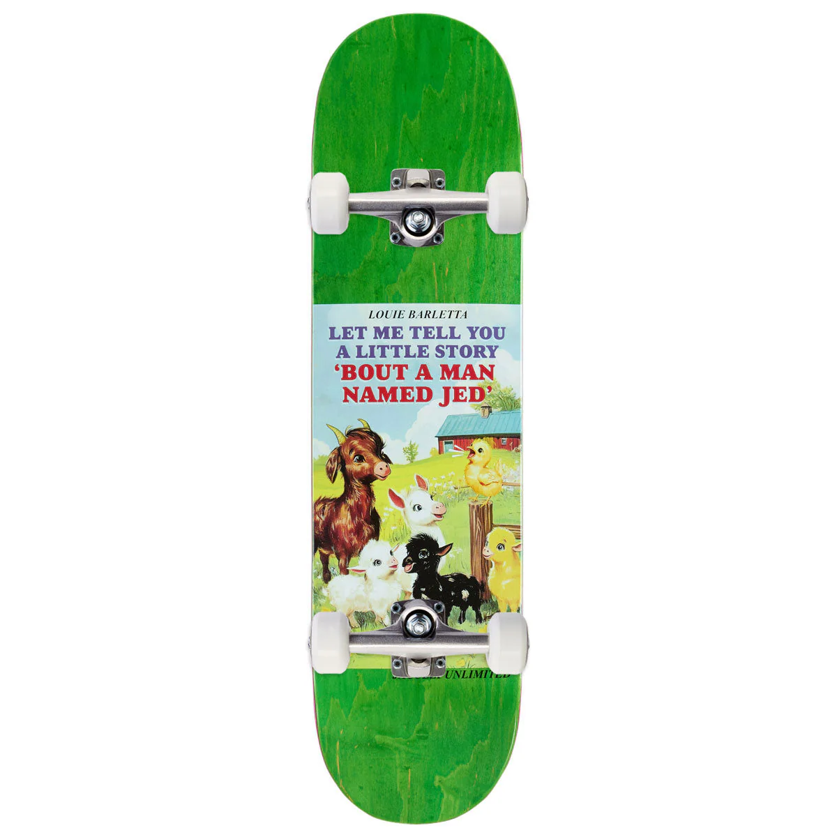 Jacuzzi Unlimited Louie Barletta Storybook EX7 Skateboard Complete - 8.25"