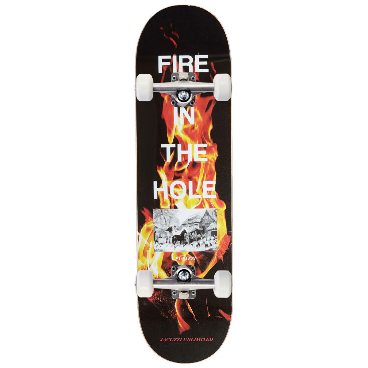 Jacuzzi Unlimited Michael Pulizzi Fire in the Hole EX7 Skateboard Complete - 8.375"