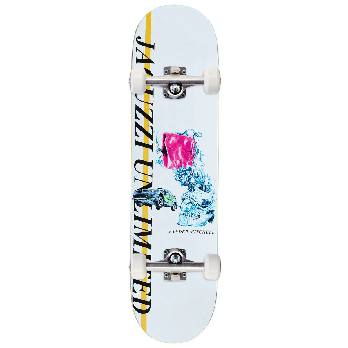 Jacuzzi Unlimited Zander Mitchell Race Car EX7 Skateboard Complete - 8.125"