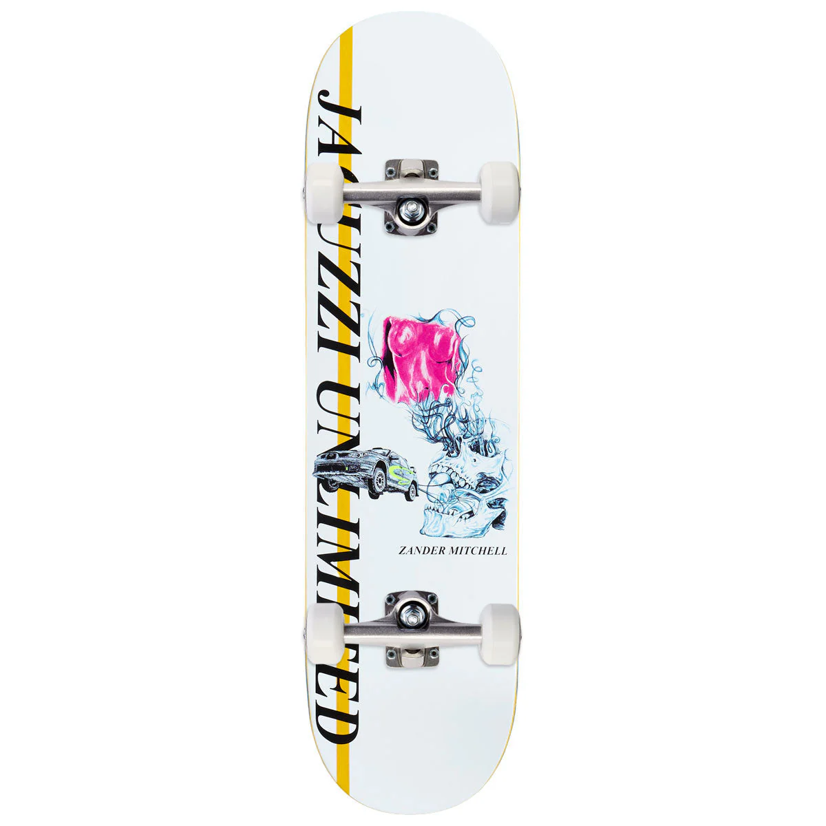 Jacuzzi Unlimited Zander Mitchell Race Car EX7 Skateboard Complete - 8.50"