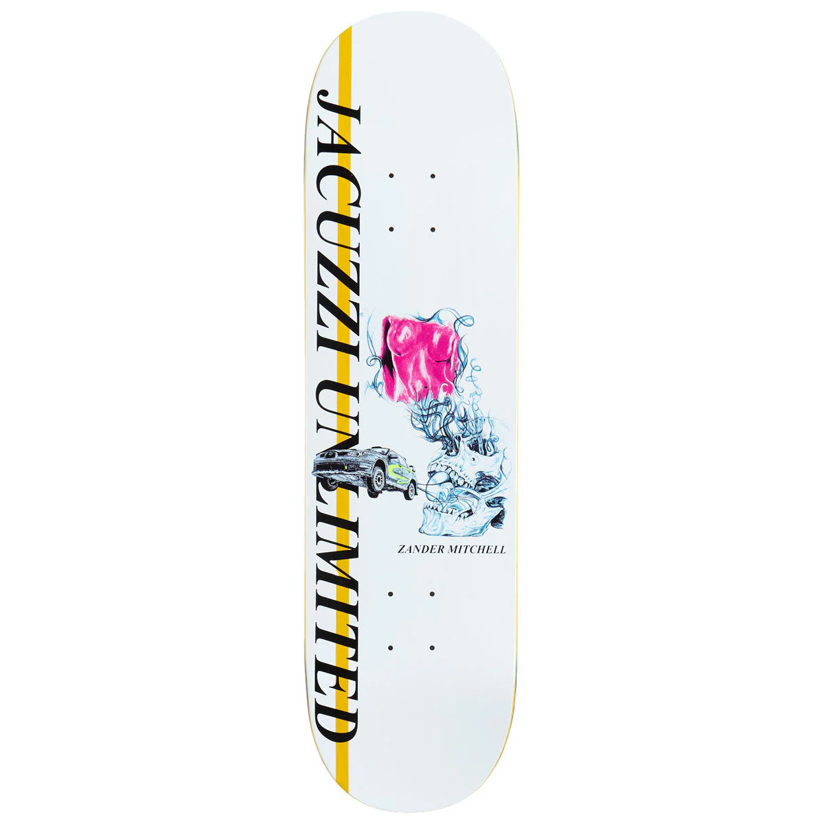 Jacuzzi Unlimited Zander Mitchell Race Car EX7 Skateboard Deck - 8.50"