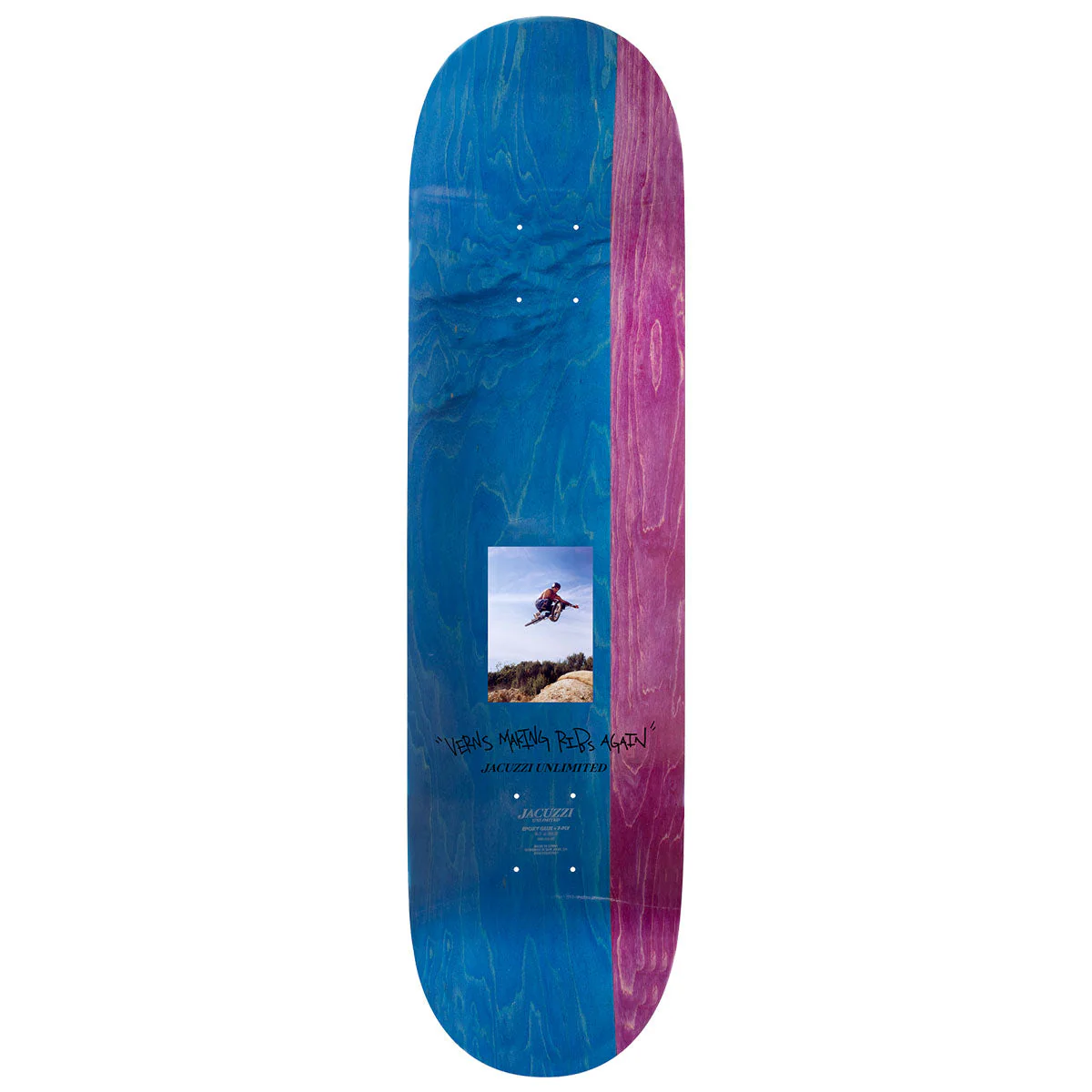 Jacuzzi Unlimited Tony Latham Dirtbike EX7 Skateboard Complete - Red - 8.50"