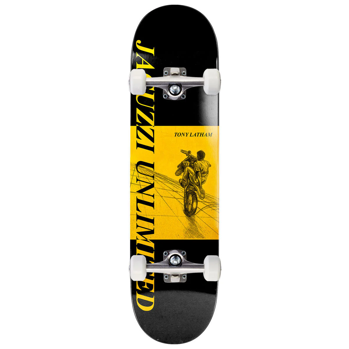 Jacuzzi Unlimited Tony Latham Dirtbike EX7 Skateboard Complete - Yellow - 8.25"