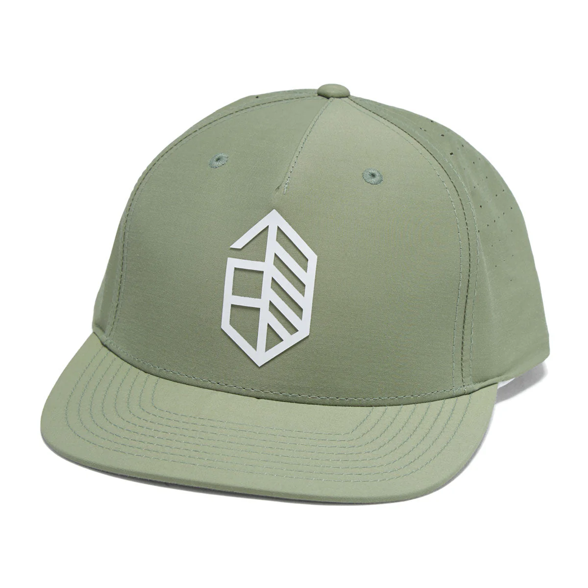 Jones Athletic Utility Curved Snapback Hat - Olive
