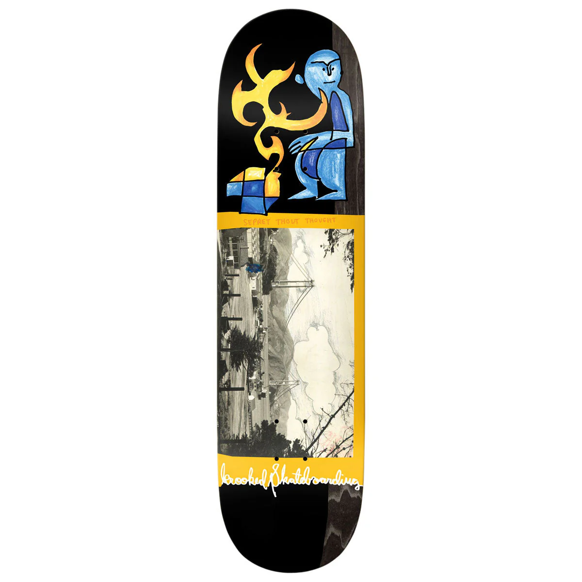 Krooked Cernicky Bridge Skateboard Deck - 8.50"