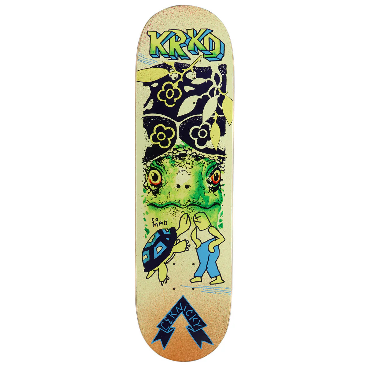 Krooked Cernicky Mad Turtle True Fit Skateboard Deck - 8.50"